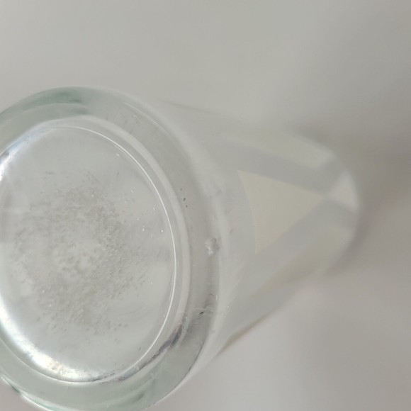 Vintage Frosted Diamond Tom Collins Bar Glass 1960s Mid Century Beer Glass - Picture 6 of 6